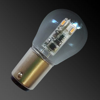 12 LED Glass Ba15s - Aten Lighting