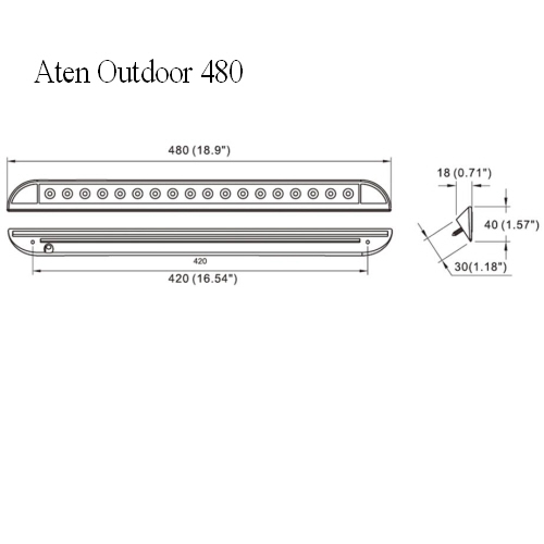 Awning Light Dimensions