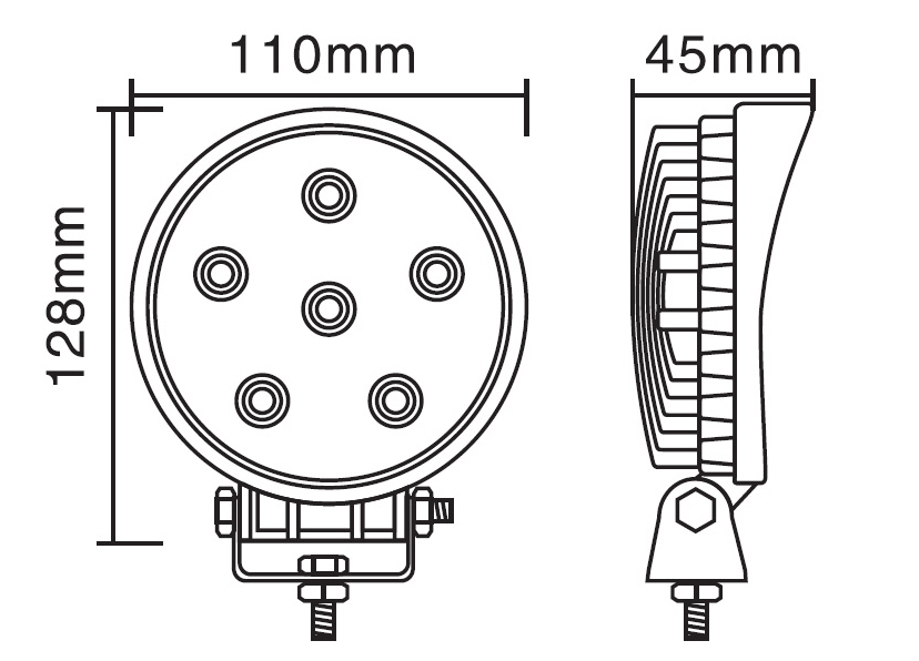 18W LED Tunnel Light - Aten Lighting